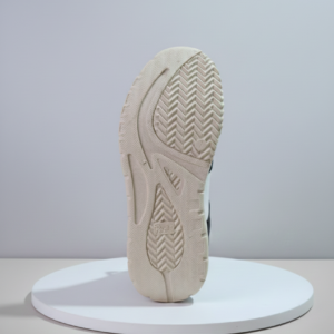 Sole view of men’s casual sneakers with durable grip